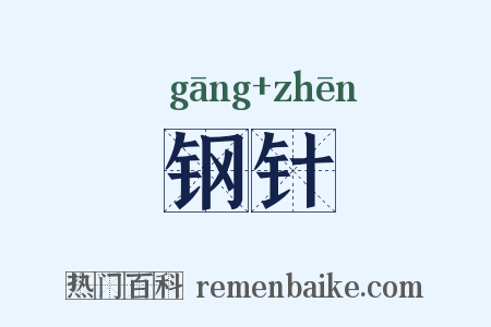 钢针是什么意思的图片